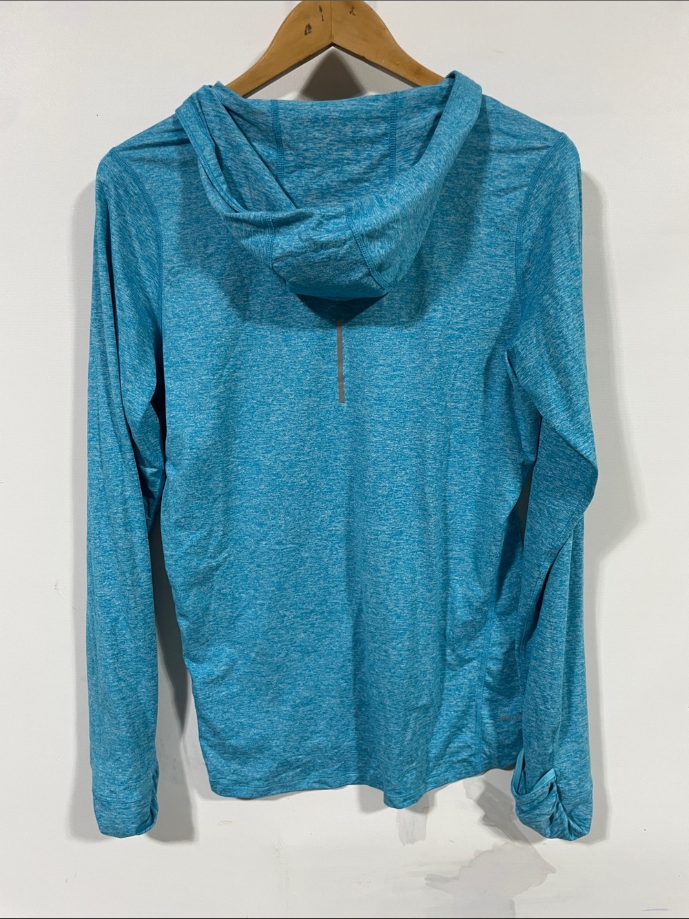 Nike Teal Heather Hooded Dri-FIT Pullover - Picture 4 of 4